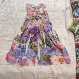 S-twelve stretchy embellished dress size small